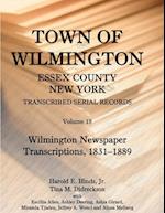 Town of Wilmington, Essex County, New York, Transcribed Serial Records