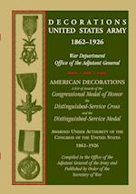 Decorations United States Army, 1862-1926