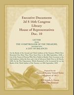 Executive Documents 2d S 16th Congress Library House of Representatives, Doc. 10