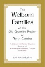 The Welborn Families of the Old Granville Region of North Carolina