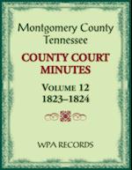 Montgomery County, Tennessee County Court Minutes, Volume 12, 1823-1824