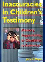 Inaccuracies in Children's Testimony