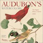 Audubon's Watercolors 2025 Wall Calendar