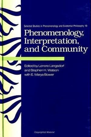 Phenomenology; Interp & Community