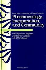 Phenomenology; Interp & Community