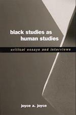 Black Studies as Human Studies