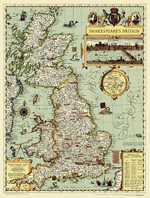 Maps, N:  Shakespeare's Britain, Tubed