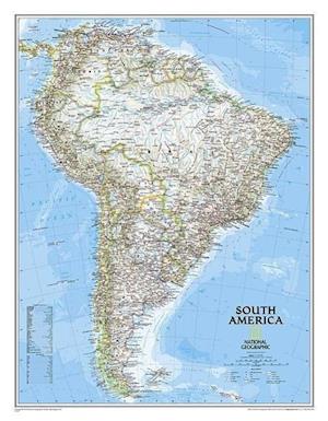 South America Classic, Enlarged &, Laminated