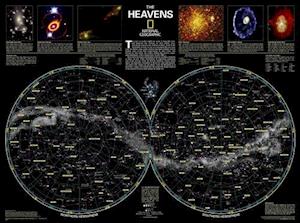 Heavens, The: Star map of northern and southern hemispheres