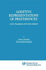 Additive Representations of Preferences