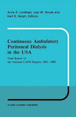 Continuous Ambulatory Peritoneal Dialysis in the USA