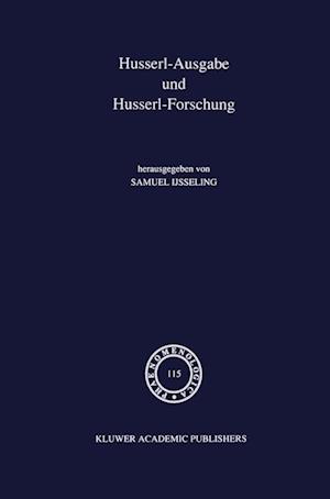 Husserl-Ausgabe und Husserl-Forschung