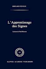 L'Apprentissage DES Signes : Lecture De Paul Ricoeur