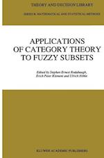 Applications of Category Theory to Fuzzy Subsets