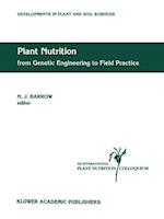 Plant Nutrition — from Genetic Engineering to Field Practice