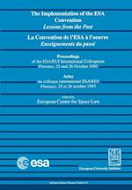 La convention de l'ESA à l'oeuvre