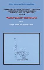 Proceedings of the International Conference on Hydrology and Water Resources, New Delhi, India, December 1993