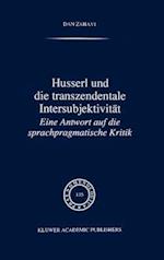 Husserl Und Die Transzendentale Intersubjektivitat
