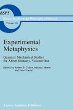 Experimental Metaphysics