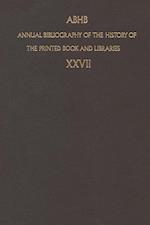 Annual Bibliography of the History of the Printed Book and Libraries