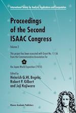 Proceedings of the Second ISAAC Congress