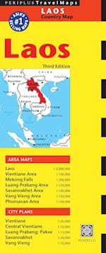 Laos Travel Map Third Edition