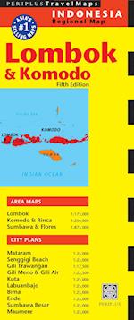 Lombok & Komodo Travel Map Fifth Edition