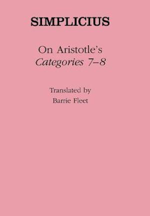 On Aristotle's "Categories 7–8"