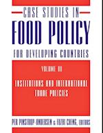 Case Studies in Food Policy for Developing Countries