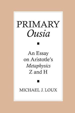 Primary "Ousia"