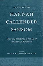 The Diary of Hannah Callender Sansom