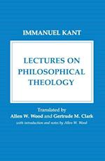 Lectures on Philosophical Theology