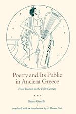 Poetry and Its Public in Ancient Greece