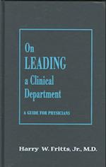 On Leading a Clinical Department