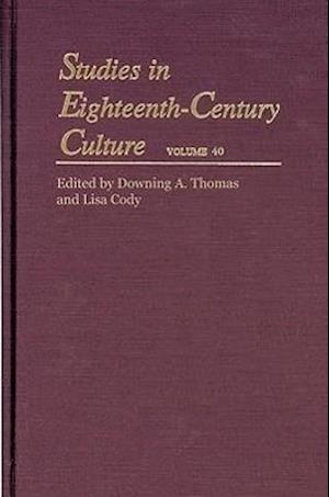 Studies in Eighteenth-Century Culture