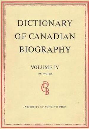 Dictionary of Canadian Biography / Dictionaire Biographique Du Canada