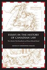 Essays in the History of Canadian Law