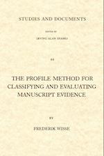 The Profile Method for Classifying and Evaluating Manuscript Evidence