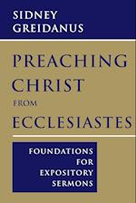 Preaching Christ from Ecclesiastes