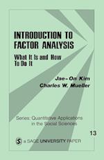 Introduction to Factor Analysis