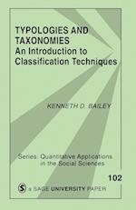 Typologies and Taxonomies