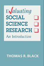 Evaluating Social Science Research