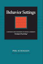 Behavior Settings