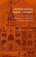 Institutionalizing English Literature
