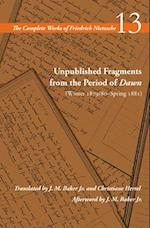 Unpublished Fragments from the Period of Dawn (Winter 1879/80–Spring 1881)