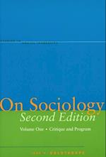 On Sociology Second Edition Volume One