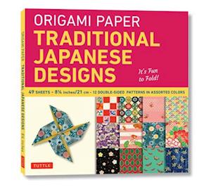 Origami Paper - Traditional Japanese Designs - Large 8 1/4"