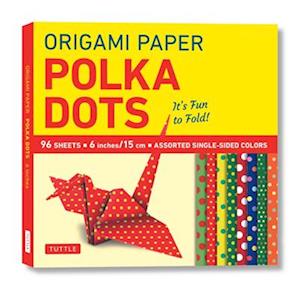 Origami Paper - Polka Dots 6" - 96 Sheets