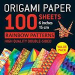 Origami Paper 100 Sheets Rainbow Patterns 6" (15 cm)