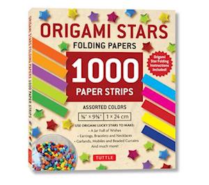 Origami Stars Papers 1,000 Paper Strips in Assorted Colors